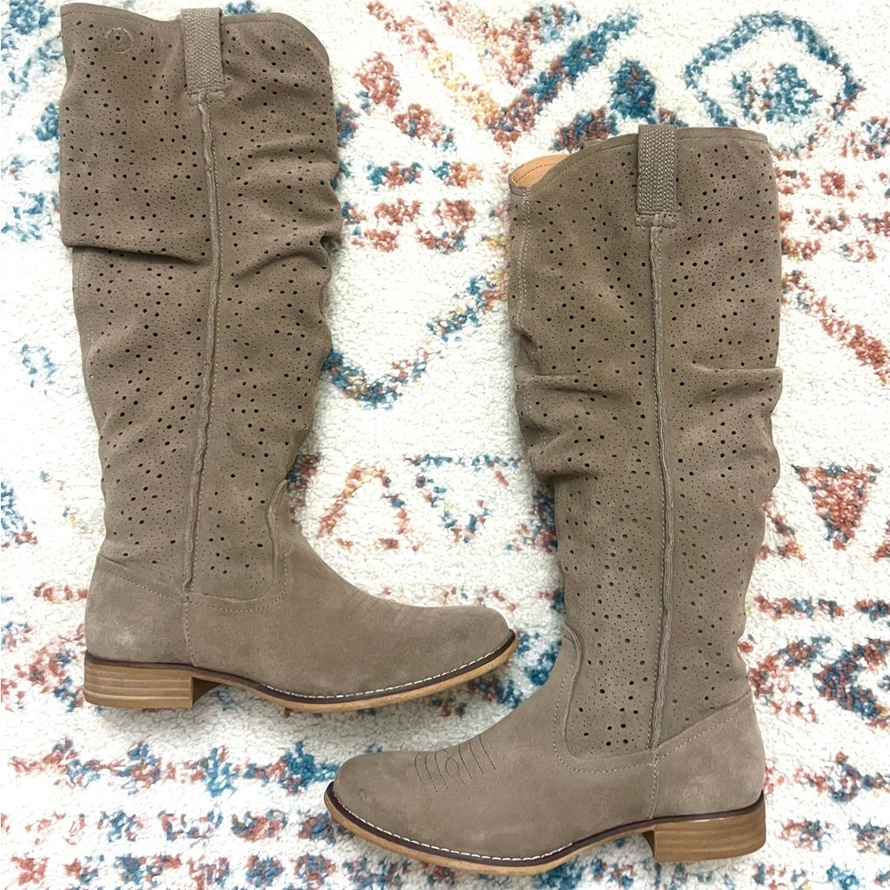 Dingo Knee High Suede Western Boots